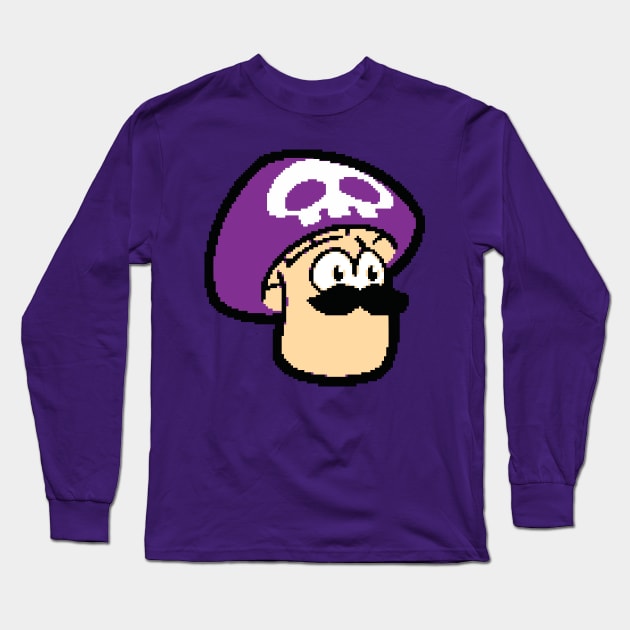 ShroomDood (Pixel/Poison) Long Sleeve T-Shirt by ArtofJMS